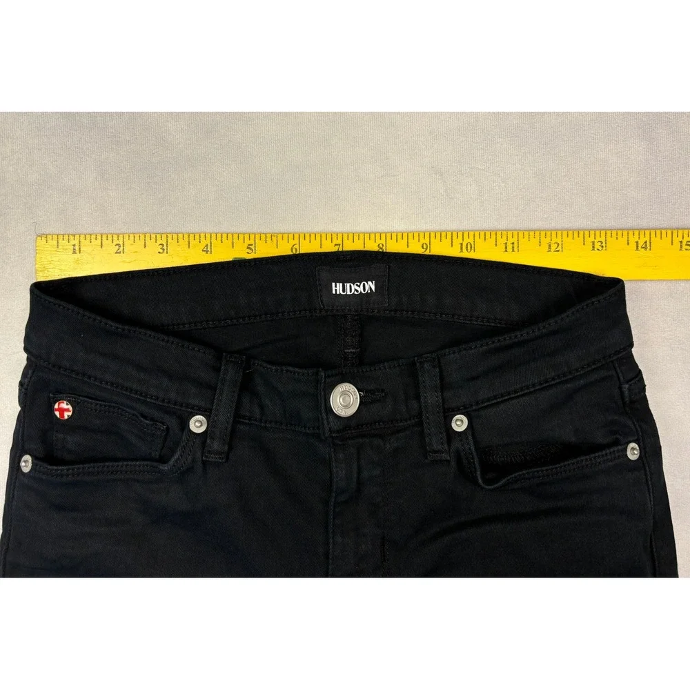 Hudson Krista Ankle Super Skinny Jeans Black Size 26 NWA407ZHE‎ Low Rise Denim